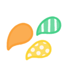 ビタミンオレンジ♪もこもこスタンプデコ（個別スタンプ：8）