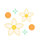 ビタミンオレンジ♪もこもこスタンプデコ（個別スタンプ：10）