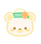 ビタミンオレンジ♪もこもこスタンプデコ（個別スタンプ：17）