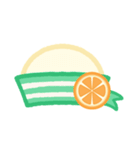 ビタミンオレンジ♪もこもこスタンプデコ（個別スタンプ：20）
