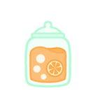 ビタミンオレンジ♪もこもこスタンプデコ（個別スタンプ：27）