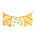 ビタミンオレンジ♪もこもこスタンプデコ（個別スタンプ：32）
