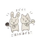 まゆうさぎの日常①（個別スタンプ：6）