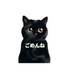 くろ猫感情（個別スタンプ：13）
