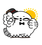剽軽シロフクロウの文字無しスタンプ2（個別スタンプ：1）
