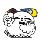 剽軽シロフクロウの文字無しスタンプ2（個別スタンプ：2）