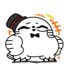 剽軽シロフクロウの文字無しスタンプ2（個別スタンプ：5）