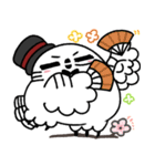 剽軽シロフクロウの文字無しスタンプ2（個別スタンプ：18）