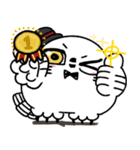 剽軽シロフクロウの文字無しスタンプ2（個別スタンプ：19）