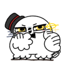剽軽シロフクロウの文字無しスタンプ2（個別スタンプ：24）