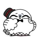 剽軽シロフクロウの文字無しスタンプ2（個別スタンプ：25）