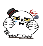 剽軽シロフクロウの文字無しスタンプ2（個別スタンプ：34）