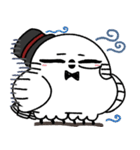 剽軽シロフクロウの文字無しスタンプ2（個別スタンプ：36）