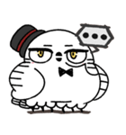 剽軽シロフクロウの文字無しスタンプ2（個別スタンプ：38）