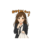 オフィス女子のひとこと集（個別スタンプ：6）