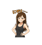オフィス女子のひとこと集（個別スタンプ：9）