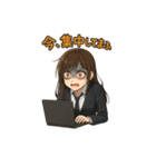 オフィス女子のひとこと集（個別スタンプ：26）