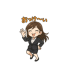 オフィス女子のひとこと集（個別スタンプ：33）