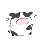 なんだかゆるいウシ（個別スタンプ：6）
