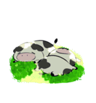 なんだかゆるいウシ（個別スタンプ：9）