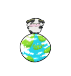 なんだかゆるいウシ（個別スタンプ：24）