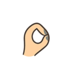 リアクション用指絵文字（個別スタンプ：1）
