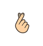 リアクション用指絵文字（個別スタンプ：7）