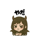 ワガママあくまちゃん。（個別スタンプ：1）