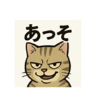 煽り猫@2（個別スタンプ：4）