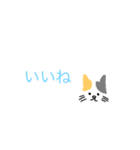 シンプルな猫スタンプ1（個別スタンプ：4）