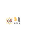 シンプルな猫スタンプ1（個別スタンプ：9）