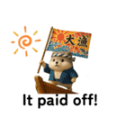ジャンガリアンハム ぷくちゃん日和 英語（個別スタンプ：5）