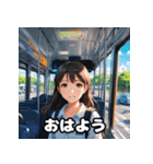 朝の彼女と「おはよう」スタンプ（個別スタンプ：30）