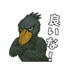 隣のハシビロコウ（個別スタンプ：7）
