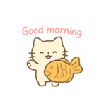 ほんわか和菓子ねこ（個別スタンプ：21）