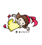 おかっぱ頭のバニーちゃん4（個別スタンプ：1）