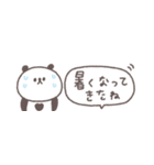 梅雨から夏に便利◎ちびっこぱんださん #2（個別スタンプ：21）