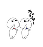 モブ太とモブ美のいろいろご挨拶（個別スタンプ：11）
