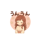 ぴょんこ先輩の そっと寄りそうスタンプ（個別スタンプ：6）