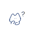 ねことしろ生き物（個別スタンプ：14）
