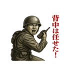 軍人×兵士の日常会話2(戦場の日常)（個別スタンプ：27）