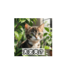 植物と昼寝ネコスタンプ（個別スタンプ：14）
