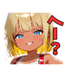 小麦色の妹03（個別スタンプ：3）