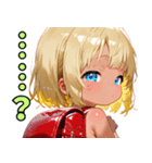 小麦色の妹03（個別スタンプ：8）