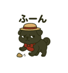 ころころな黒パグさん＊日常編＊（個別スタンプ：21）