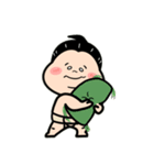 お相撲さん！ハッケヨイ！〜今日は無口？〜（個別スタンプ：4）