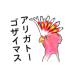 なんだか派手なクルマサカオウム（個別スタンプ：19）
