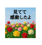 大切な人へ 心に届くメッセージを花と共に（個別スタンプ：25）