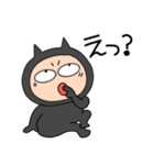 【感情を伝える】悪魔の黒ちゃん（個別スタンプ：6）