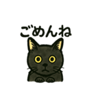 黒猫兄弟ココピー（個別スタンプ：9）
